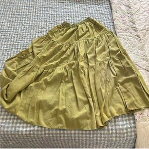 Apple Green Maxi Skirt